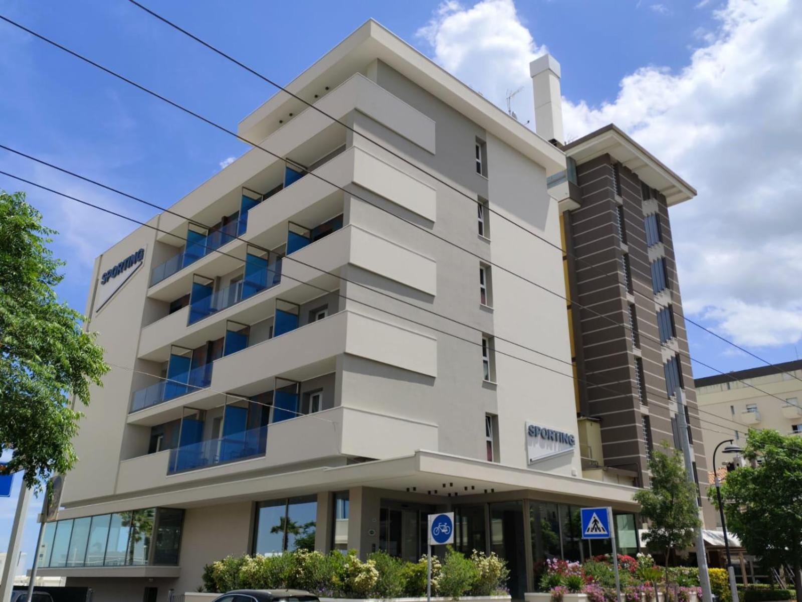 Hotel Sporting Riccione Exterior foto